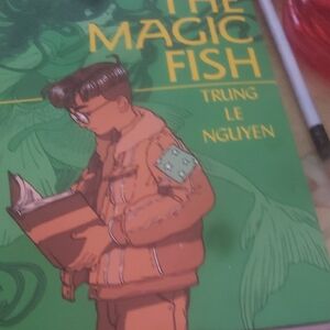 The Magic Fish by - Green and Brown Cover